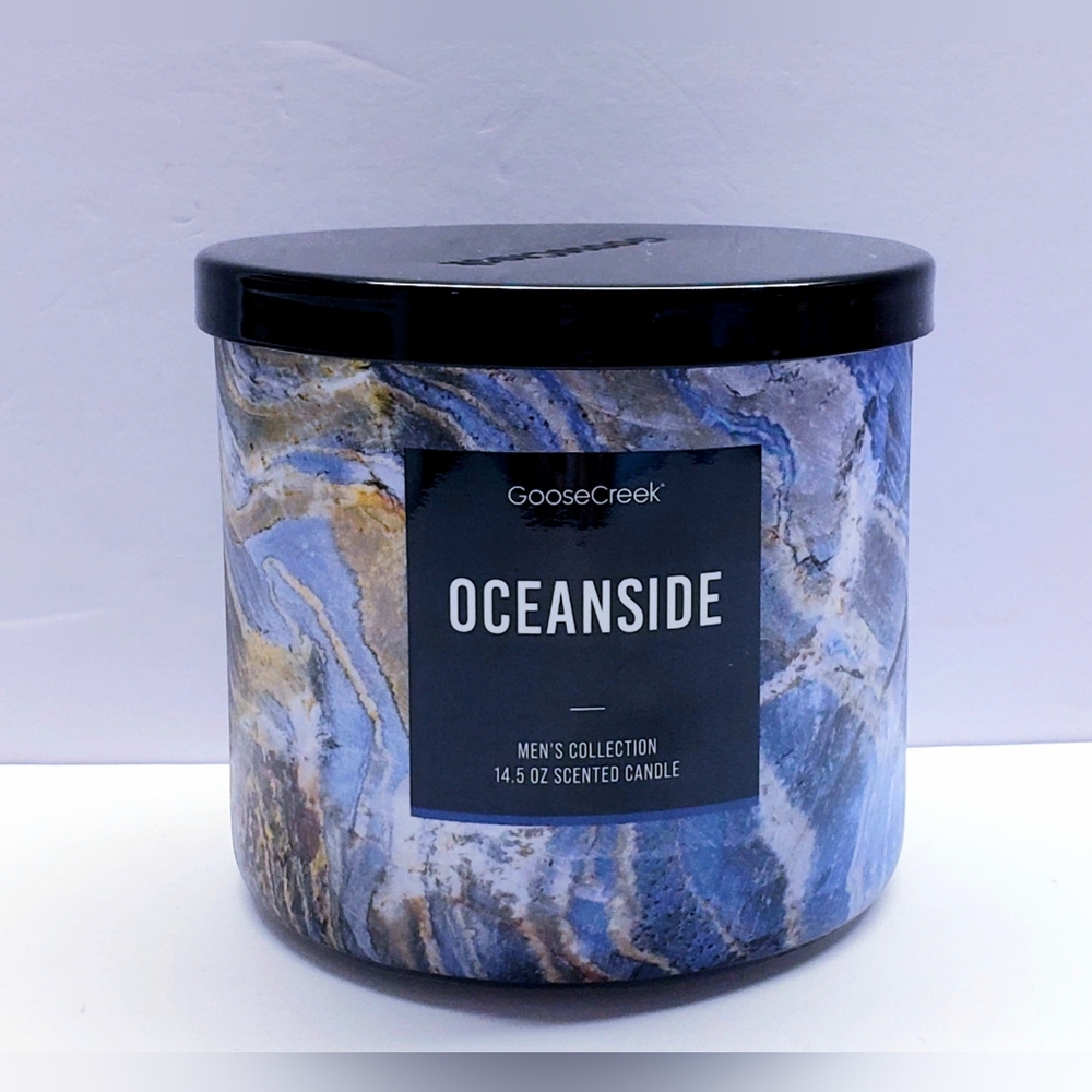 Goose Creek OCEANSIDE Men's Collection Large 3-Wick Scented Candle, 14.5 oz